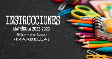 Instrucciones matriculación 2022/2023.