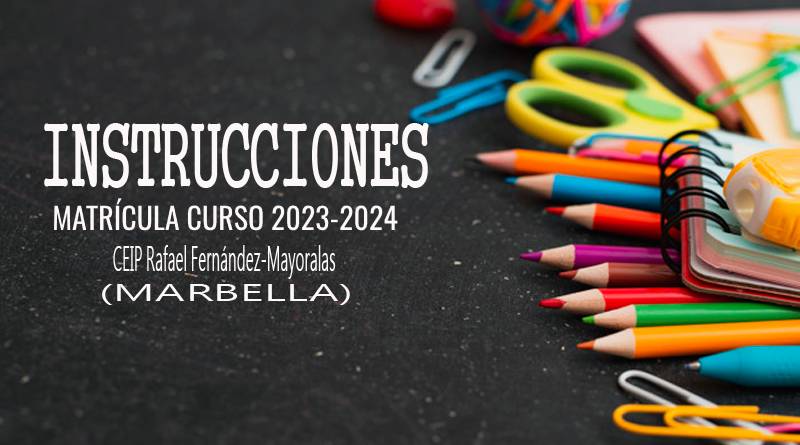 Instrucciones matriculación 2024/2025.