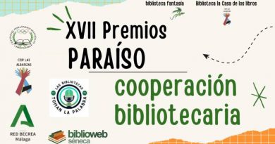Un proyecto de unión bibliotecaria para los Premios Paraíso 2026