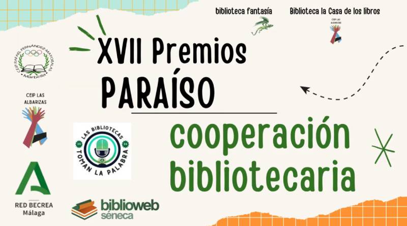 Un proyecto de unión bibliotecaria para los Premios Paraíso 2026